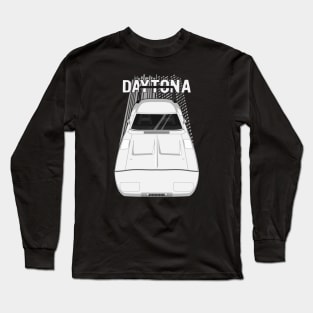 Dodge Charger Daytona 1969 - white Long Sleeve T-Shirt